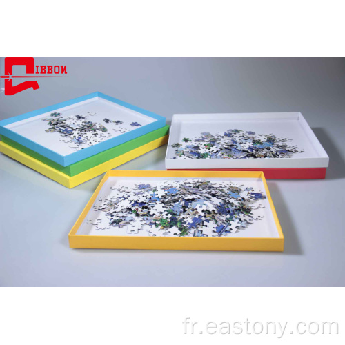 Plateaux empilables de tri de puzzle pour le tri de puzzle